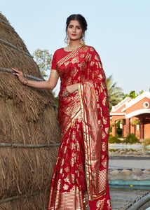 Shaadi Party Wear Silk Designer Saree for Online Sales by Fashion Nation