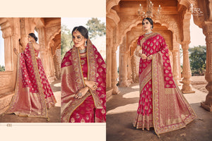 Festive Fashion Weaving Shaadi Wear Saree with Blouse for Online Sales by Fashion Nation
