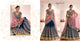Unique Nakkashi Bridal NAK5083 Peach Blue Silk Net Lehenga Choli - Fashion Nation