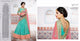 Embroidered NAK5099 Bridal Peach Rama Green Net Silk Lehenga Choli - Fashion Nation