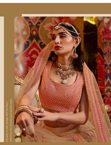 Bridal Party Wear Nakkashi Wedding Lehenga Choli