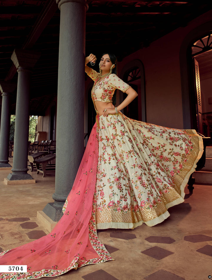 Engagement Party Wear Designer Lehenga Choli - Fashion Nation