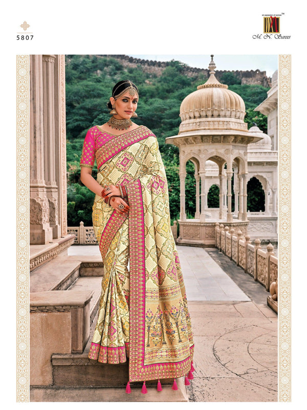 Marriage Special Bandhej Patola Silk Saree - Fashion Nation