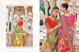 Sangeet Wear Patan Patola Silk Saree at Best Prices by FashionNation