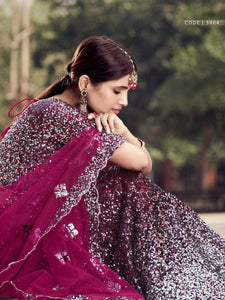 Sangeet Special Designer Fashionable Shaded Lehenga Choli for Online Sales by Fashion Nation