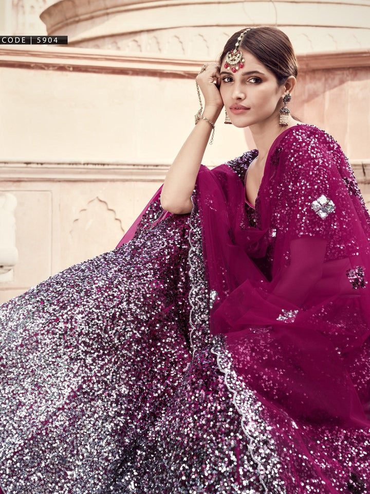 Sangeet Special Designer Fashionable Shaded Lehenga Choli - Fashion Nation