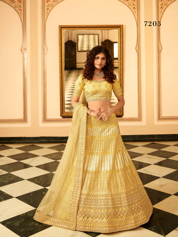 Haldi Party Wear Designer Lehenga Choli - Fashion Nation