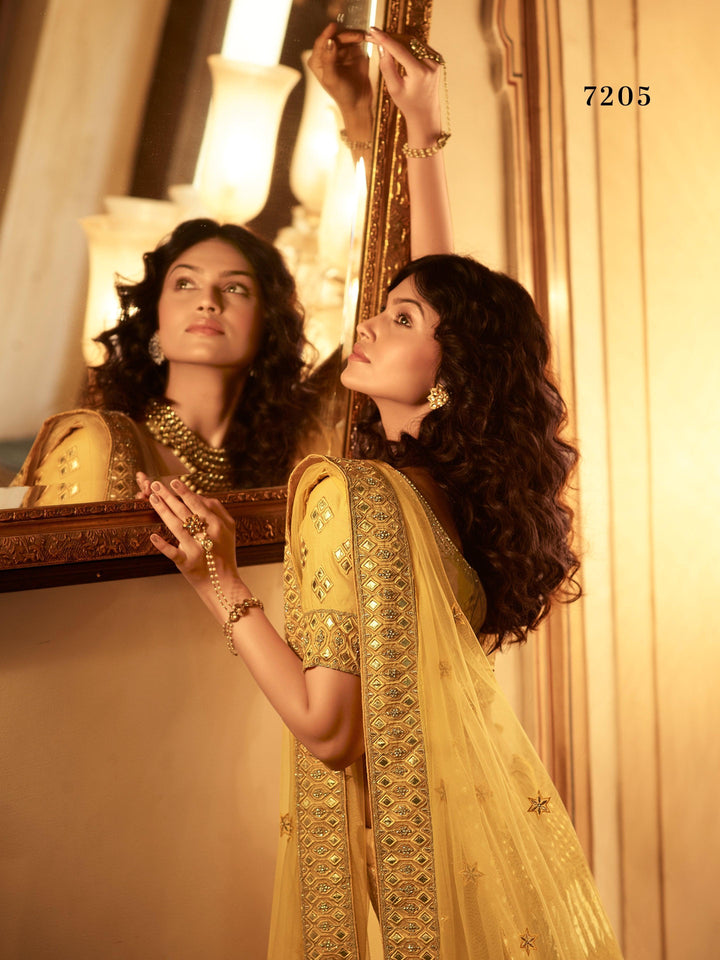 Haldi Party Wear Designer Lehenga Choli - Fashion Nation