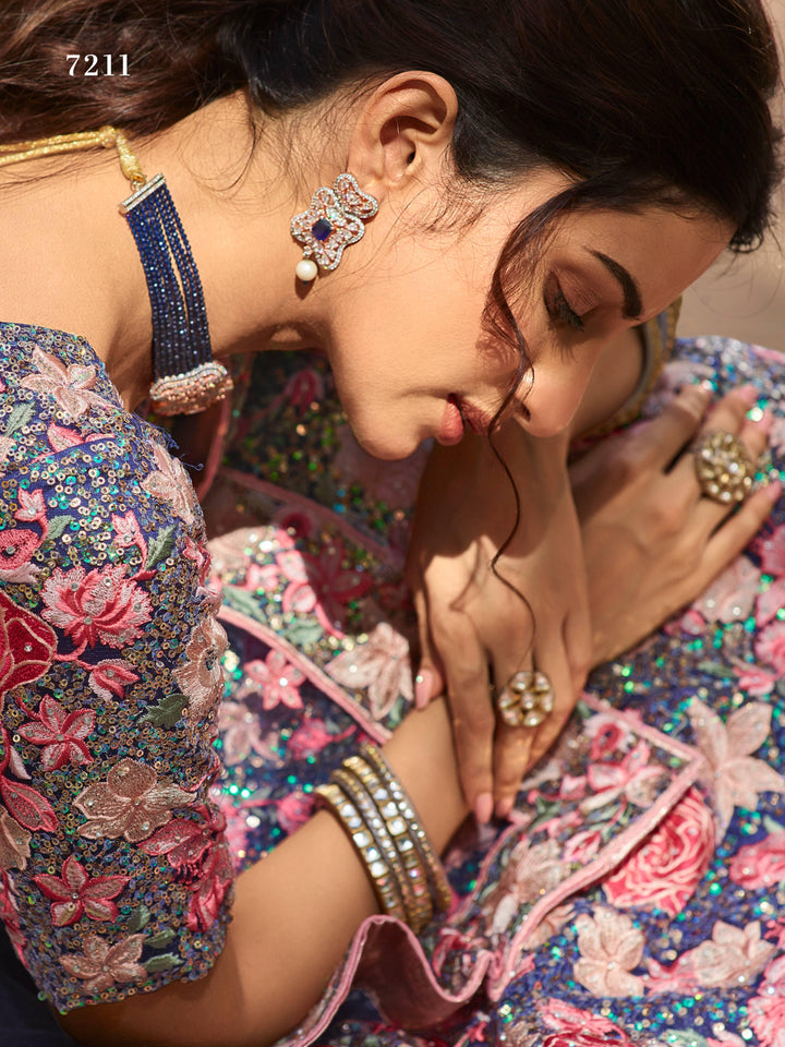 Evening Party Wear Designer Lehenga Choli - Fashion Nation