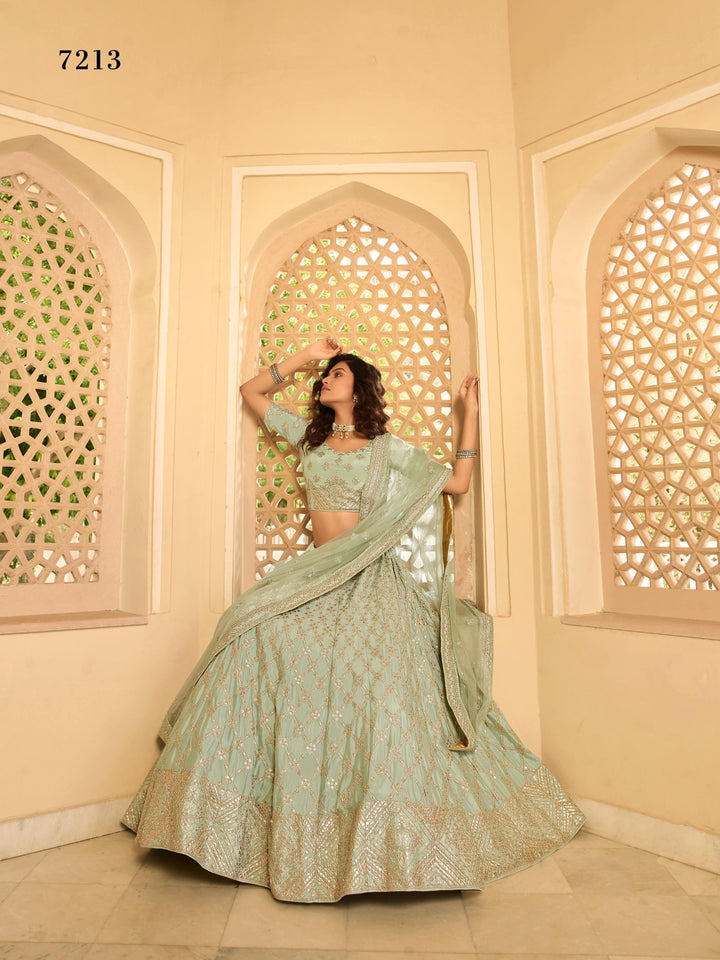 Afternoon Party Wear Designer Lehenga Choli - Fashion Nation