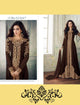 Cocktail Wear 8207 Indo Western Brown Georgette Silk Anarkali Suit with Pants - Fashion Nation