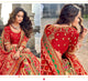 Bridal ROY90657 Designer Golden Red Banarasi Silk Lehenga Choli - Fashion Nation