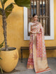 Dainty RK69790 Weaving Multicoloured Off-White Silk Jacquard Saree - Fashion Nation
