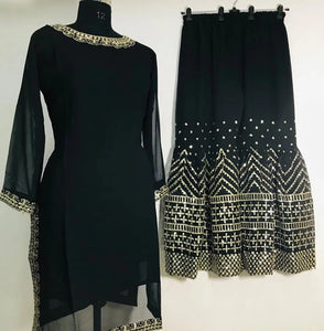 Celeb Wear Bollywood Inspired Actress Sharara Suit for Online Sales by Fashion Nation