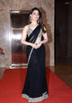 Tamannaah Bhatia KF3884 Bollywood Inspired Pastel Black Georgette Saree - Fashion Nation