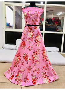 KF3665 Alia Bhatt Bollywood Inspired Pink Multicoloured Silk Lehenga Choli - Fashion Nation