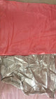 Kangana Ranaut KH18687 Bollywood Inspired Peach Cream Nylon Net Saree - Fashion Nation