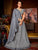 A La Moda LH10705 Designer Lavender Grey Net Jacquard Lehenga Saree by Fashion Nation
