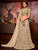 Fashion Edit LH10706 Designer Beige Net Jacquard Lehenga Saree by Fashion Nation