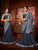 Handpicked LH10707 Designer Blue Violet Net Jacquard Lehenga Saree - Fashion Nation.in