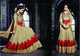 PRK4840 Ethnic Alluring Beige Georgette Anarkali Gown - Fashion Nation