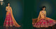 Traditional Nakkashi Bridal PRK8965 Pink Orange Yellow Silk Net Lehenga - Fashion Nation