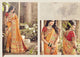Ethnic PRM5414 Bridal Mustard Yellow Red Banarasi Silk Saree - Fashion Nation