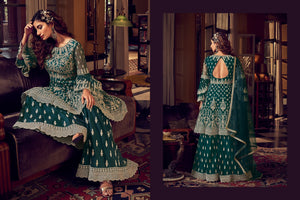 Engagement Designer Latest Sharara Suit for Online Sales by Fashion Nation