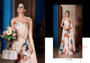 Indo Western Designer Readymade Gown for Online Sales by Fashion Nation
