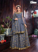 Gorgeous VIO6104 Indo Western Lavender Net Silk Sharara Lehenga Suit - Fashion Nation