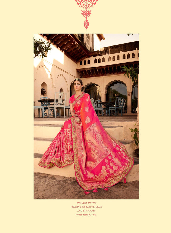 Reception Party Wear Designer Saree - Fashion Nation