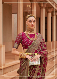 Party Wear Brasso Sari