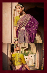 Evening Party Wear Silk Saree