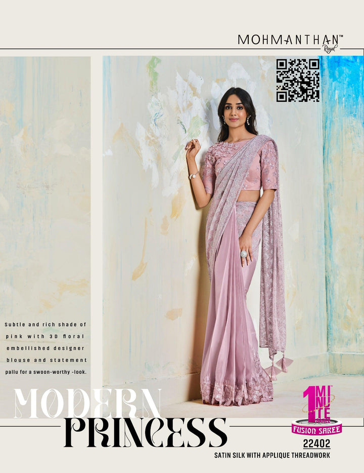Afternoon Party Ready To Wear 3D Saree - Fashion Nation