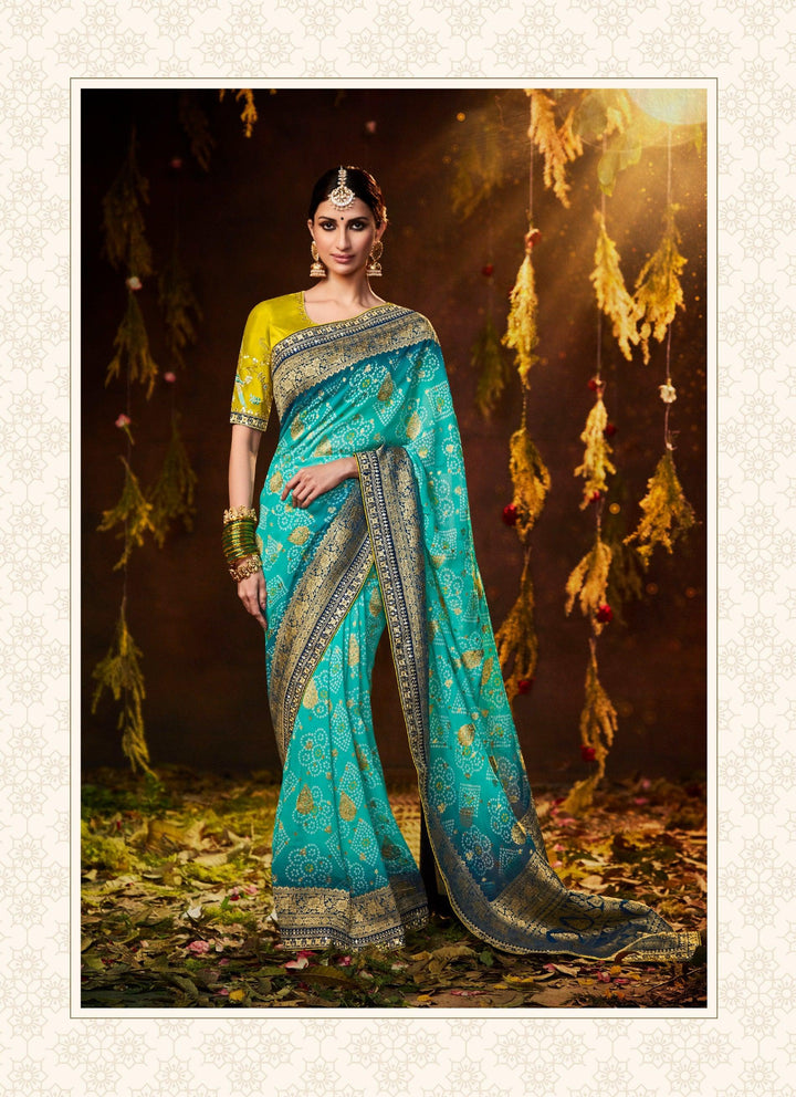 Evening Party Wear Classic Silk Saree - Fashion Nation