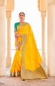 Haldi Function Wear Silk Saree