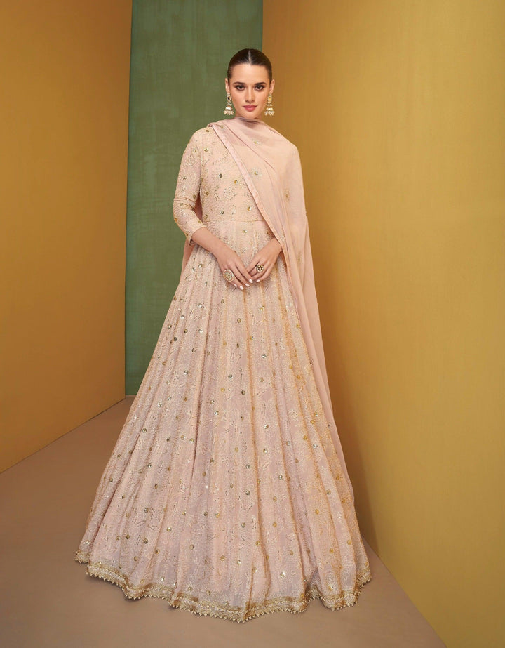Shaadi Party Wear Indo Western Gown Fashion Nation