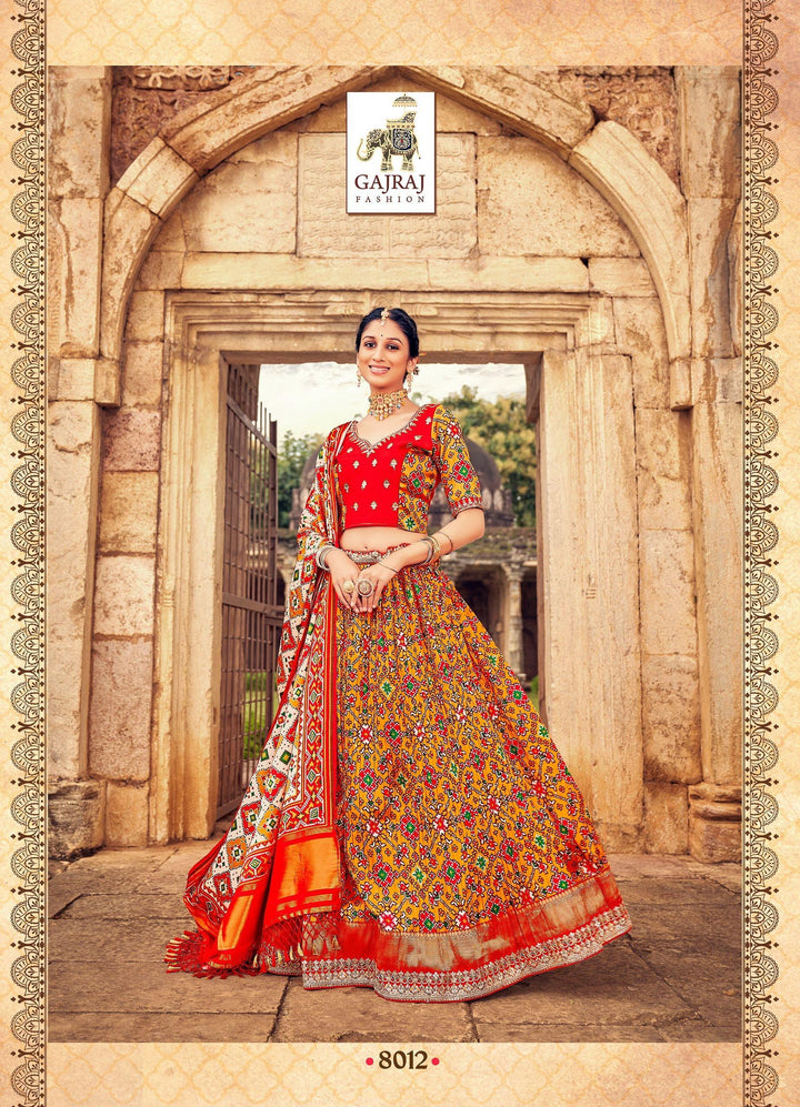 Haldi Party Wear Patola Lehenga Choli - Fashion Nation