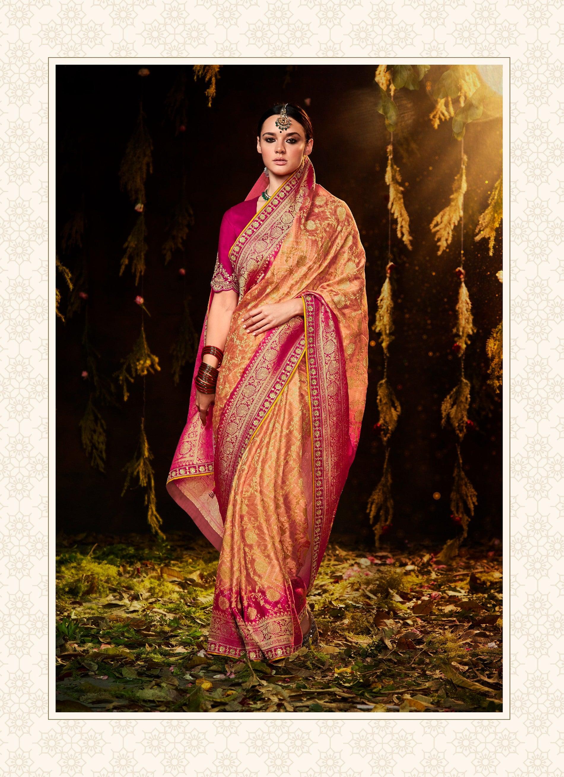Silk Sarees | Indian bridal sarees, Indian bridal fashion, Indian bride