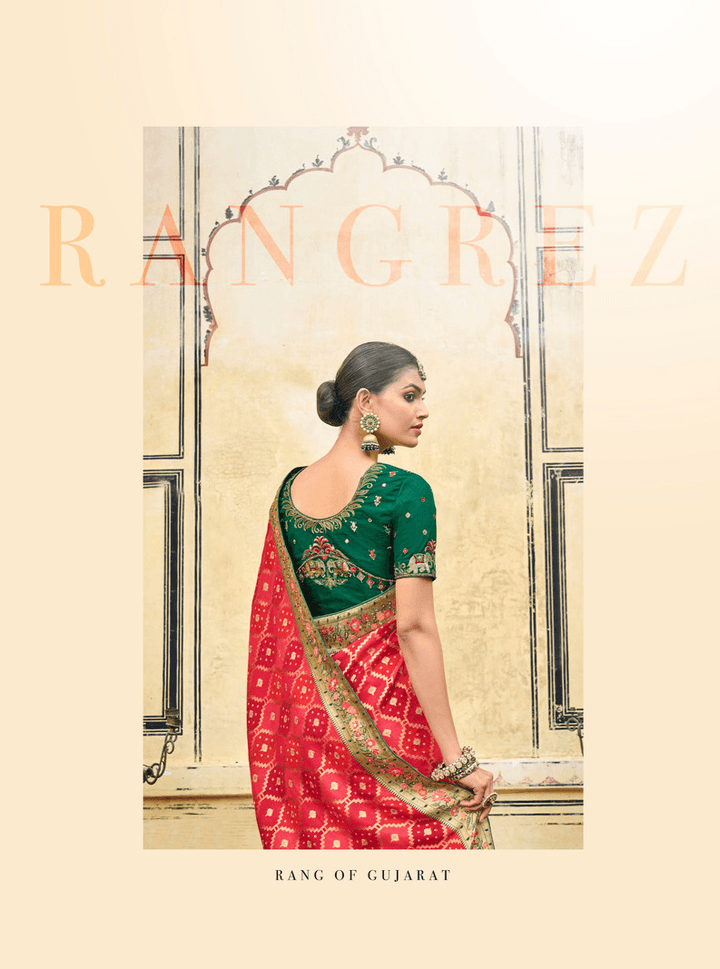 Reception Wear Silk Weaving Saree - Fashion Nation