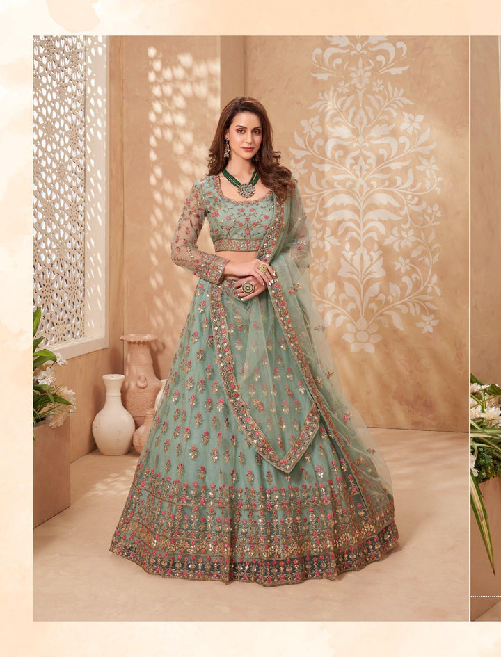 Mehendi Function Wear Designer Lehenga Choli - Fashion Nation