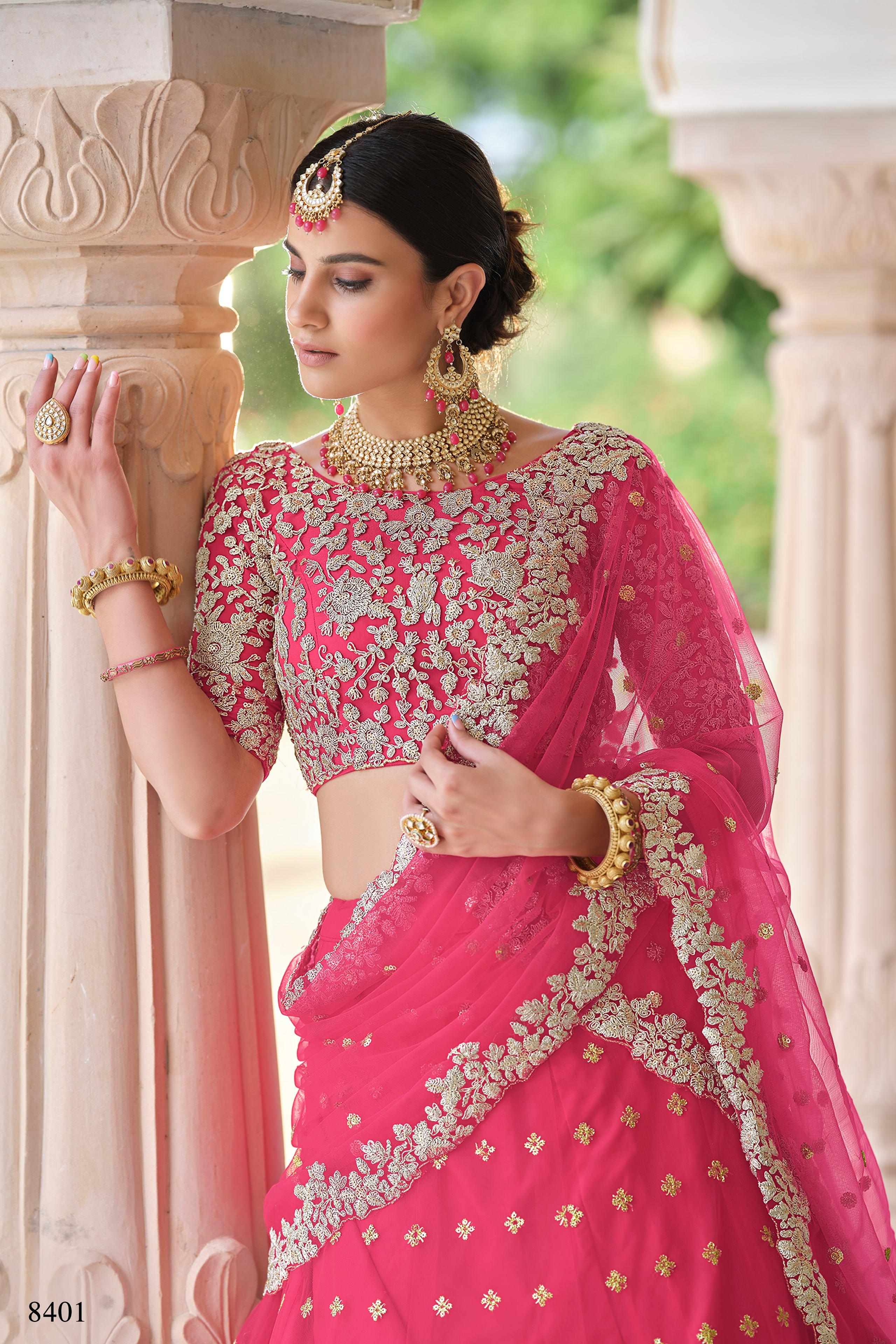 Buy Nidhika Shekhar Green Georgette Subh Shree Pre-draped Lehenga Saree  With Blouse Online | Aza Fashions