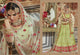 Attractive MN4609 Bridal Green Multicoloured Net Silk Lehenga Choli - Fashion Nation