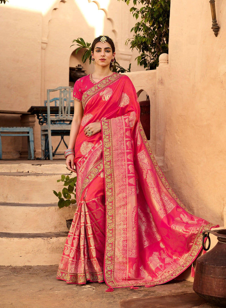 Reception Party Wear Designer Saree Fashion Nation