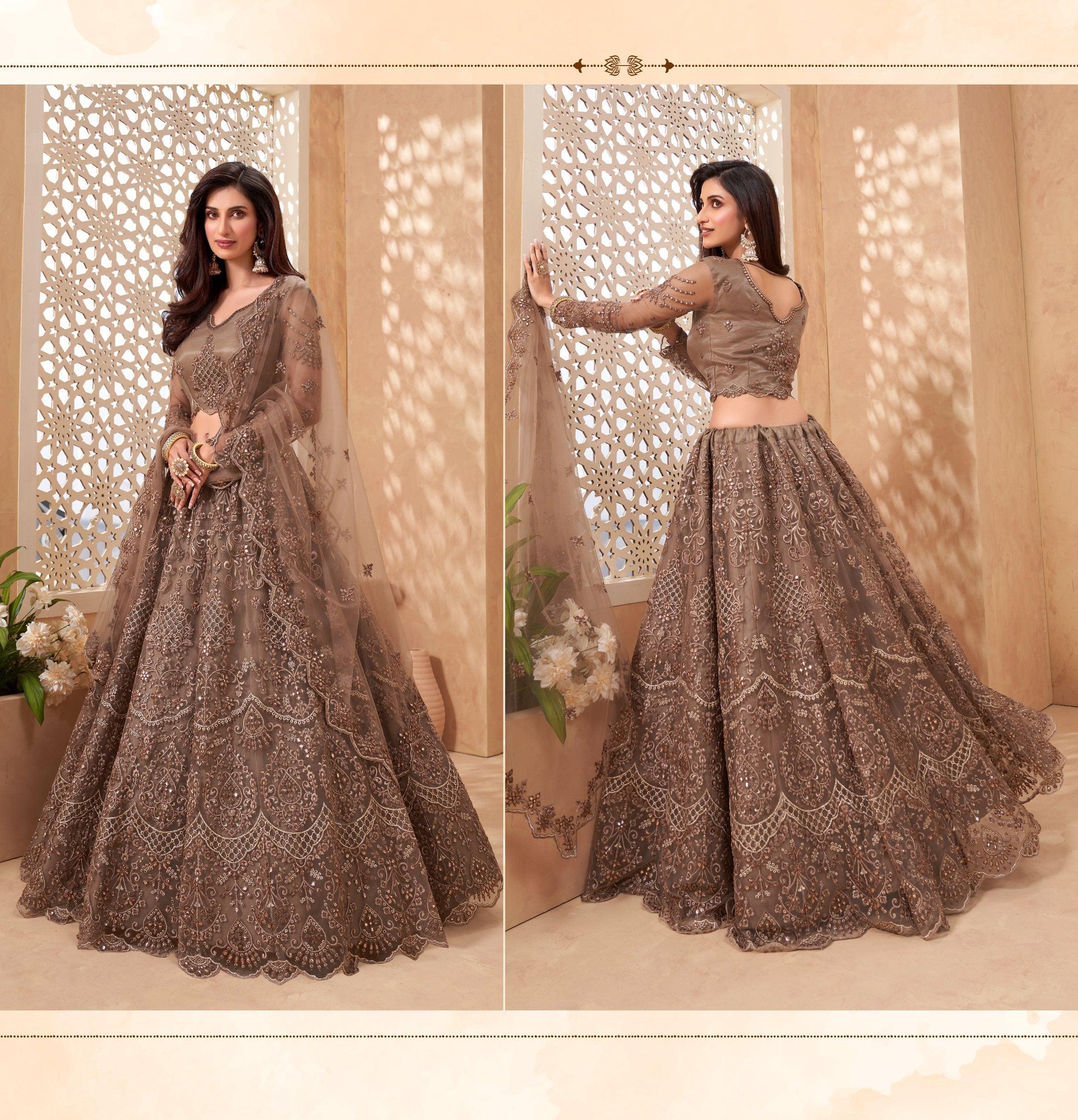 Bridal Reception Gowns Indian | Punjaban Designer Boutique