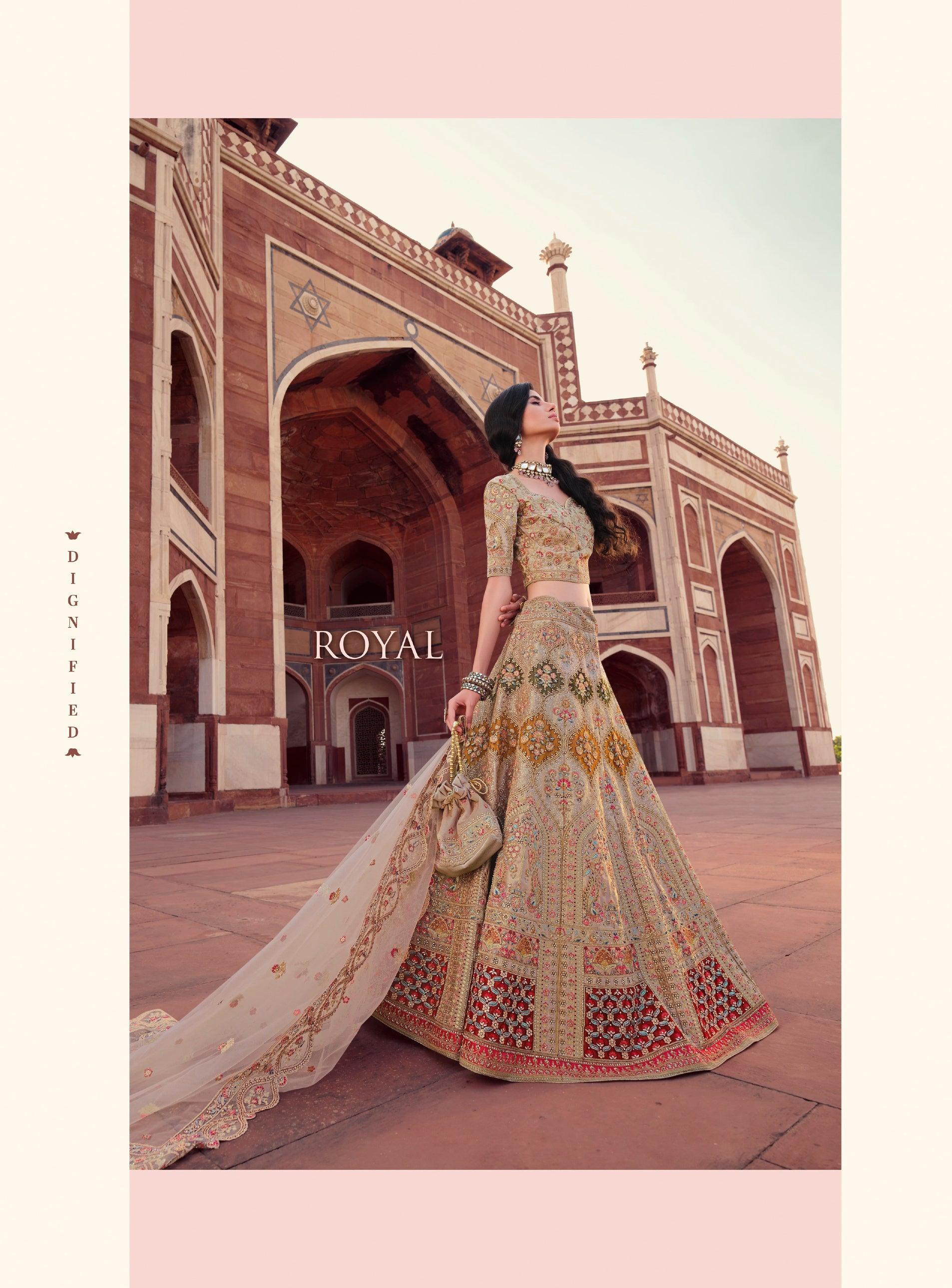 Traditional Yet Modern Bridal Designer Lehenga Choli for Wedding for Women  | The Silk Trend