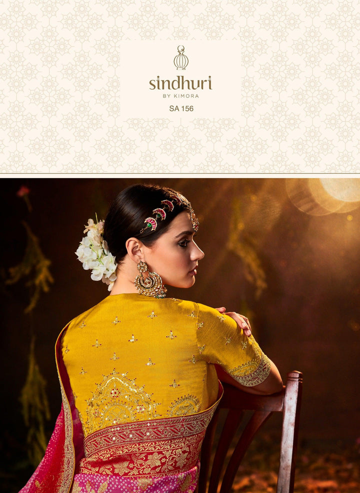 Sangeet Special Rajasthani Silk Saree - Fashion Nation