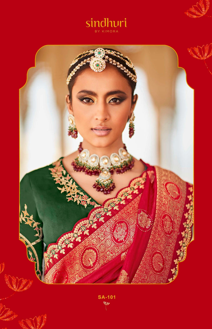 Wedding Wear Designer Silk Saree - Fashion Nation