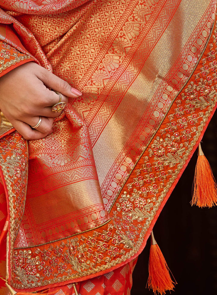 Engagement Wear Traditional Saree - Fashion Nation