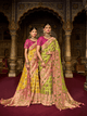 Haldi Wear Silk Bandhej Patola Saree